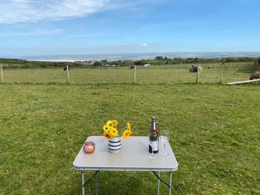 Lily Cosy Campervan With Sea Views & Amazing Sunrises St Ives Eksteriør billede